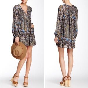 Free People Rain Or Shine Mini Dress